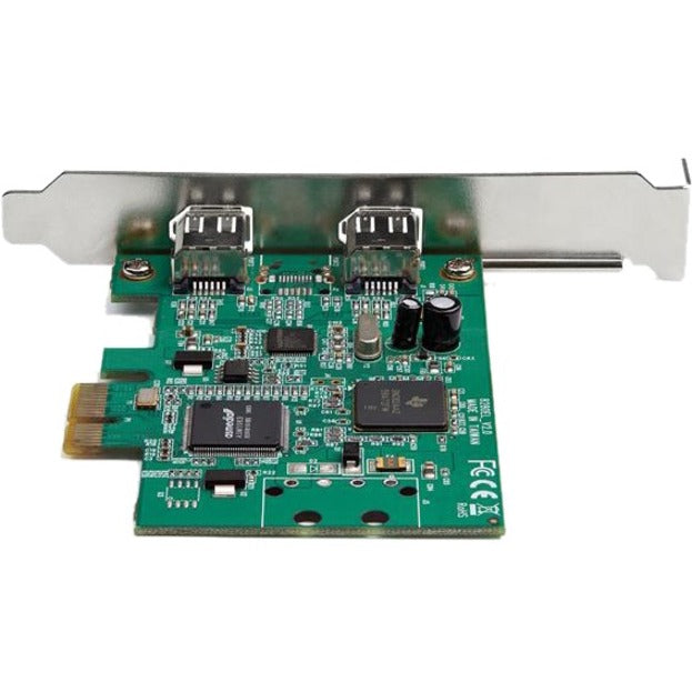 StarTech.com 2 Port PCI Express FireWire Card - TI TSB82AA2 Chipset - Plug-and-Play - PCIe 1394a FireWire Adapter (PEX1394A2V2) PEX1394A2V2