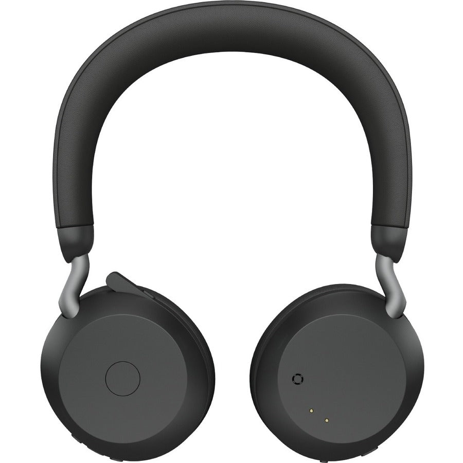 Jabra Evolve2 75 Wireless On-ear Stereo Headset - USB-C - Unified Communication - Black - Binaural - Ear-cup - 3000 cm - Bluetooth - 20 Hz to 20 kHz - MEMS Technology Microphone - Noise Cancelling 27599-989-899
