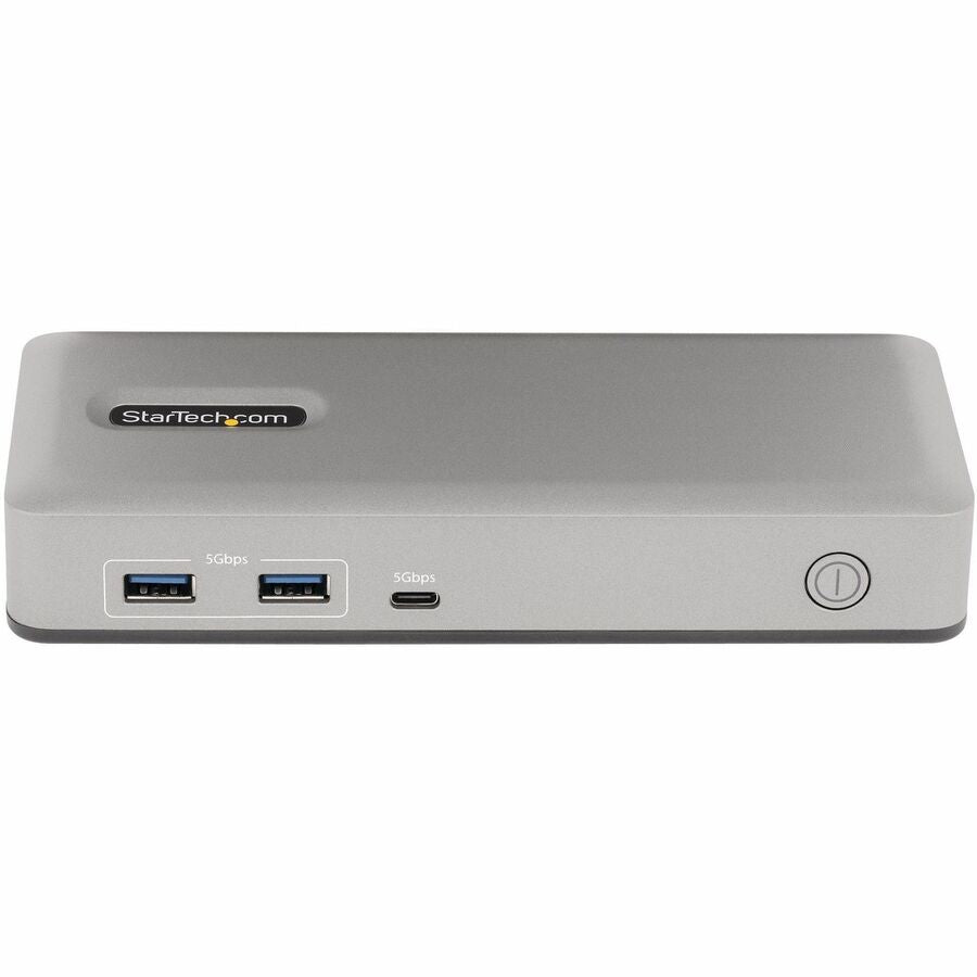 StarTech.com Dual-Monitor USB-C Docking Station, DisplayPort & HDMI/VGA Multi Monitor Dock up to 4K 60Hz, USB-C Dock, 7x USB Hub, 85W PD 101N-USBC-DOCK