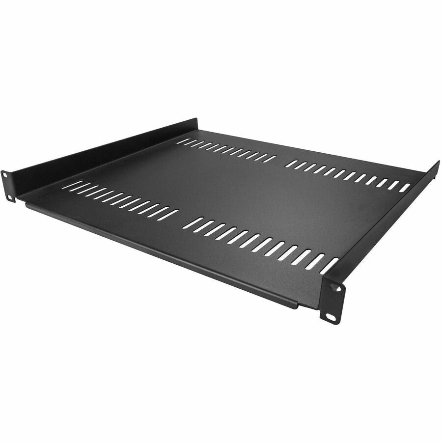 StarTech.com 1U Server Rack Cabinet Shelf - Fixed 16" Deep Cantilever Rackmount Tray for 19" Data/AV/Network Enclosure w/Cage Nuts, Screws CABSHELF116V2PK