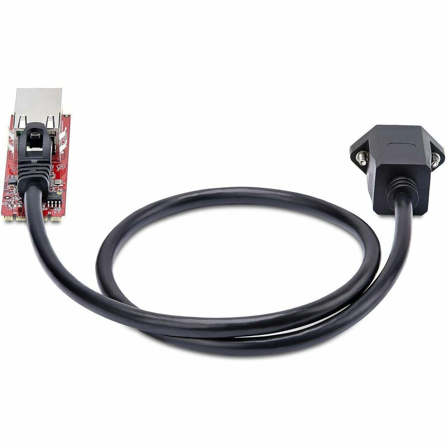 StarTech.com 1-Port 2.5GbE M.2 2280 Network Card, NBASE-T PCIe Ethernet Card, Intel I225-V, Multi-Gigabit NIC, Desktop LAN Card, Win/Linux MR12GI-NETWORK-CARD