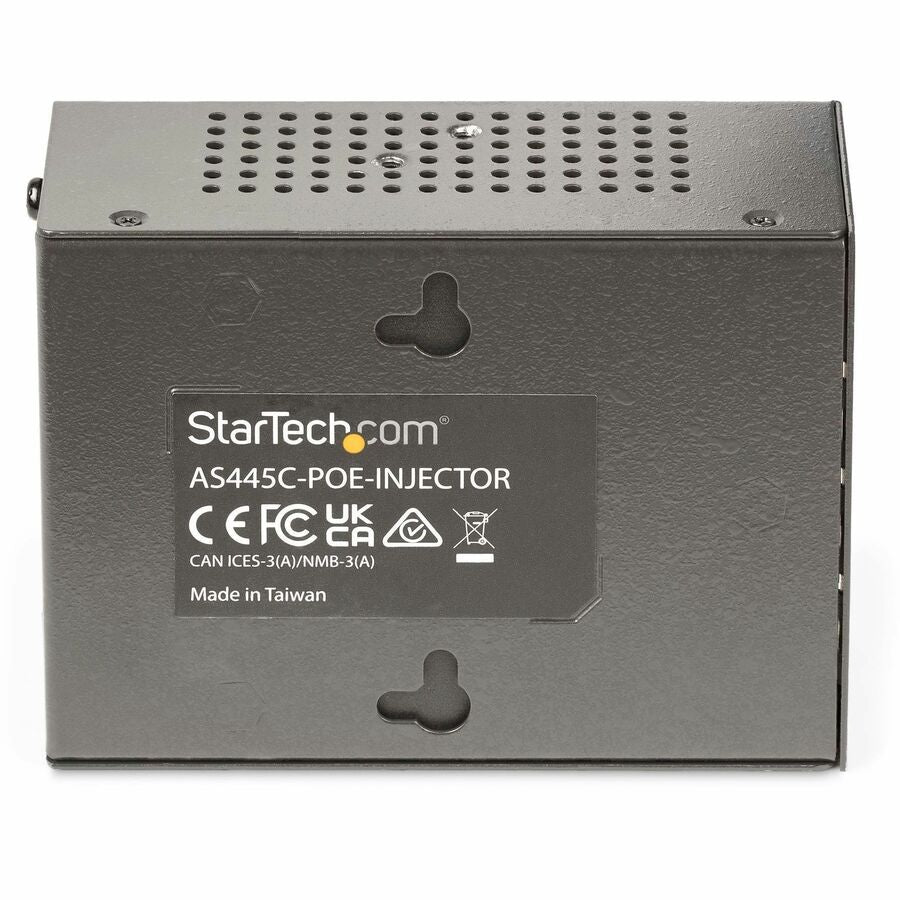 StarTech.com 4-Port Multi-Gigabit PoE++ Injector, 5/2.5/1G Ethernet (NBASE-T), PoE/PoE+/PoE++ (802.3af/802.3at/802.3bt), 160W Power Budget AS445C-POE-INJECTOR
