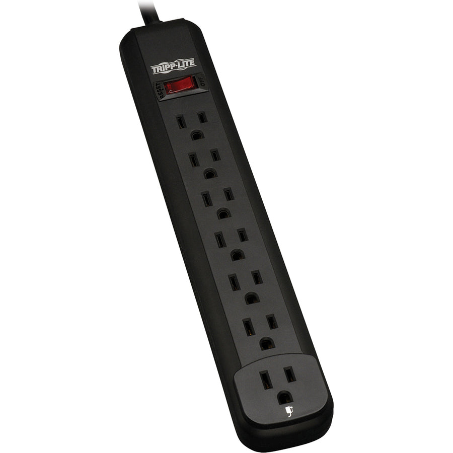 Tripp Lite by Eaton Power It! 7-Outlet Power Strip, 12 ft. (3.66 m) Cord, Black Housing PS712B