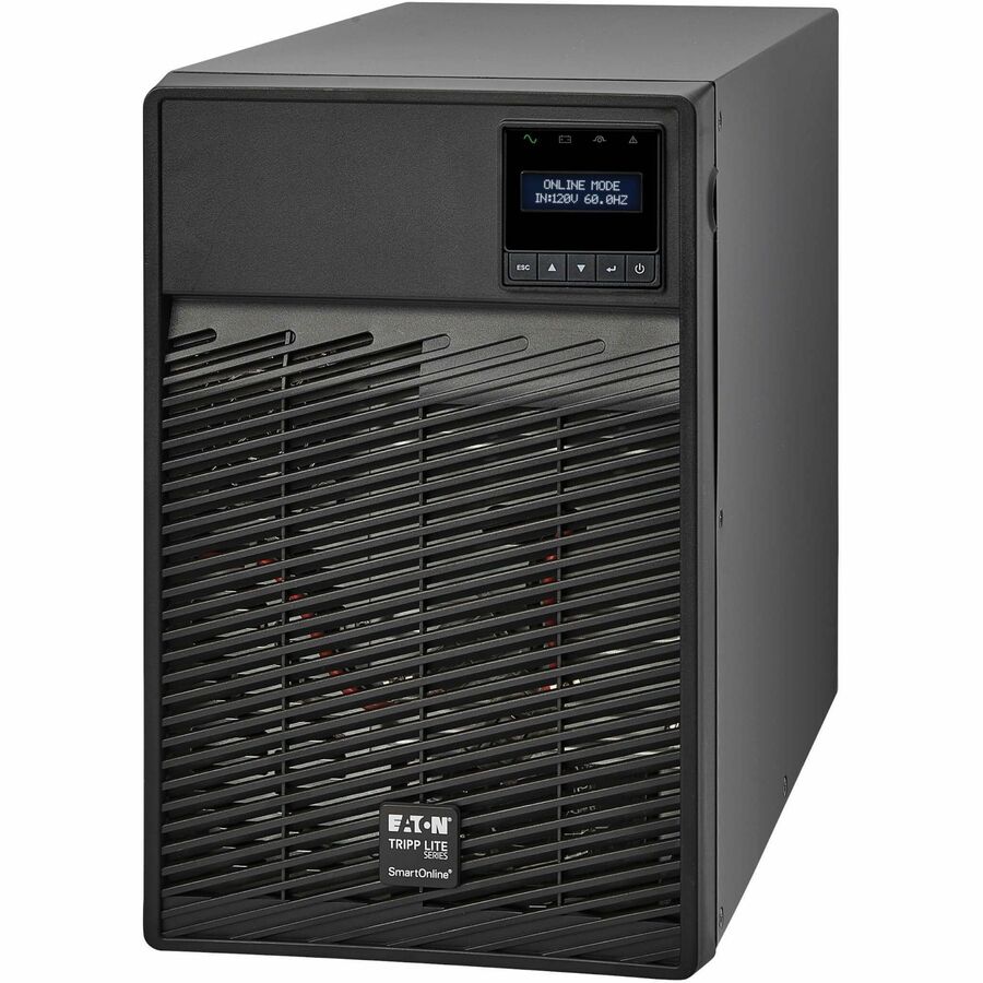 Tripp Lite by Eaton SmartOnline 1500VA 1350W 120V Double-Conversion UPS - 6 Outlets, Extended Run, Network Card Option, LCD, USB, DB9, Tower - Battery Backup SU1500XLCD