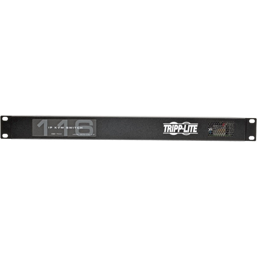 Tripp Lite by Eaton NetCommander 16-Port Cat5 KVM over IP Switch - 1 Remote + 1 Local User, 1U Rack-Mount B072-016-1-IP