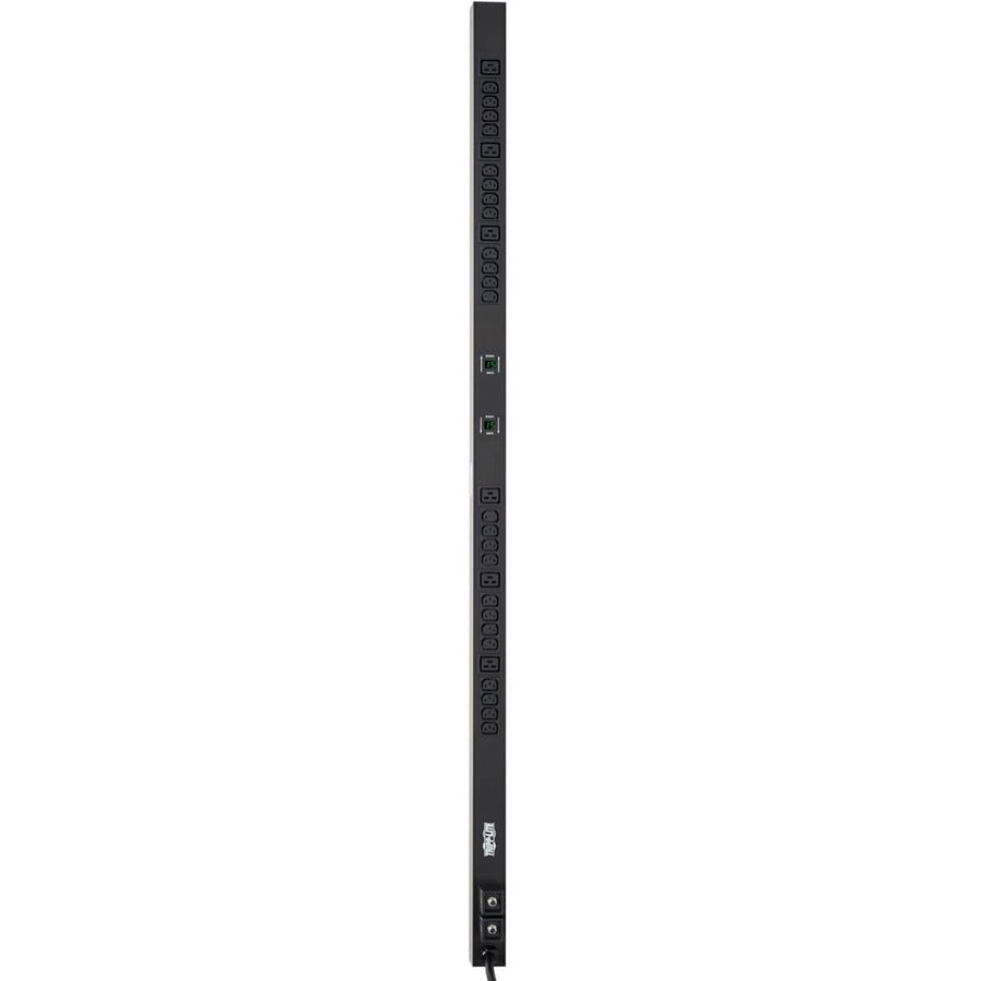 Tripp Lite by Eaton 5.5kW Single-Phase Local Metered PDU, 208/230V Outlets (6-C19 & 24-C13), L6-30P, 10 ft. (3.05 m) Cord, 0U Vertical PDUMV30HV
