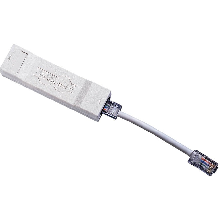 Tripp Lite by Eaton DataShield In-Line Surge Protector for Network and Phone Lines, 1-Line RJ45 DNET1