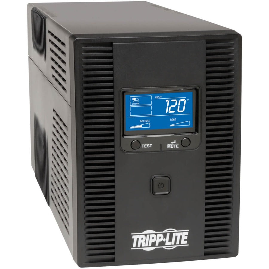Tripp Lite by Eaton OmniSmart 1500VA 810W 120V Line-Interactive UPS - 10 Outlets, AVR, USB, LCD, Tower - Battery Backup OMNI1500LCDT