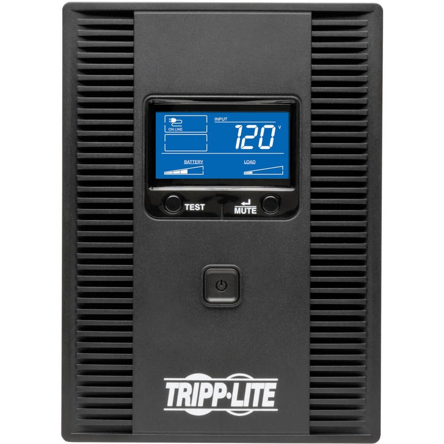 Tripp Lite by Eaton OmniSmart 1500VA 810W 120V Line-Interactive UPS - 10 Outlets, AVR, USB, LCD, Tower - Battery Backup OMNI1500LCDT