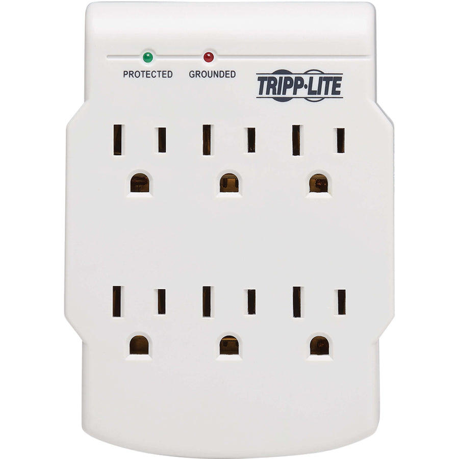 Tripp Lite by Eaton Protect It! 6-Outlet Low-Profile Surge Protector, Direct Plug-In, 750 Joules, Diagnostic LED SK6-0/SPIKEBLOK