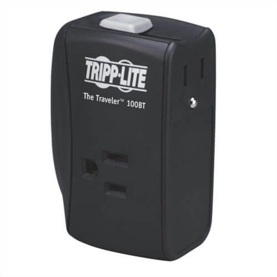 Tripp Lite by Eaton Protect It! 2-Outlet Portable Surge Protector, Direct Plug-In, 1050 Joules, Ethernet Protection TRAVELER100BT
