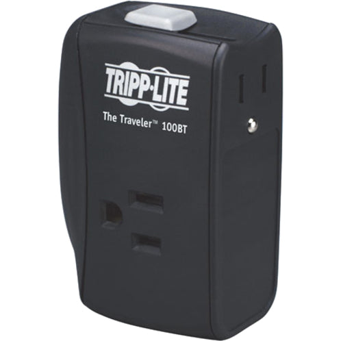Tripp Lite by Eaton Protect It! 2-Outlet Portable Surge Protector, Direct Plug-In, 1050 Joules, Ethernet Protection TRAVELER100BT