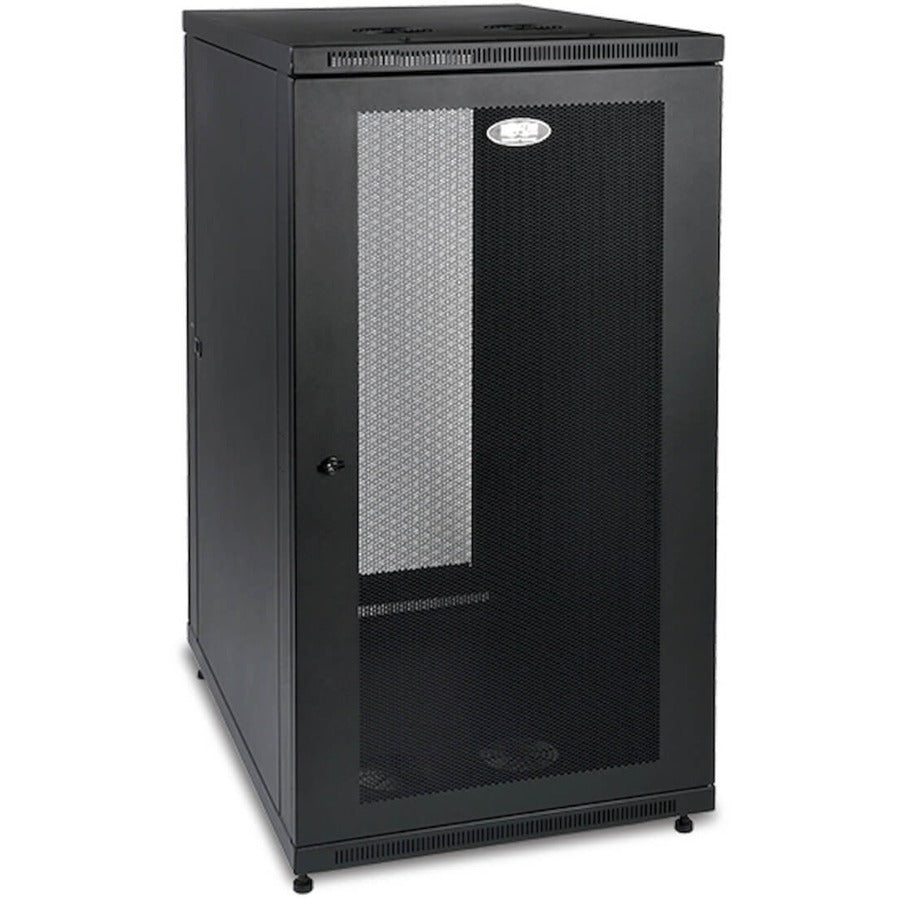 Tripp Lite by Eaton SmartRack 24U Mid-Depth Half-Height Rack Enclosure Cabinet SR24UB