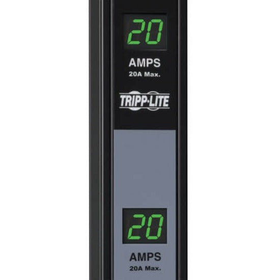 Tripp Lite by Eaton 3.8kW Single-Phase Local Metered PDU, Dual Circuit, 120V Outlets (32 5-15/20R), L5-20P/5-20P, 10 ft. (3.05 m) Cord, 0U Vertical PDUMV40