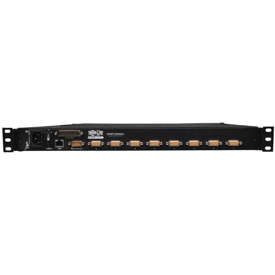Tripp Lite by Eaton NetDirector 8-Port 1U Rack-Mount Console KVM Switch with 19-in. LCD and IP Remote Access B020-U08-19-IP