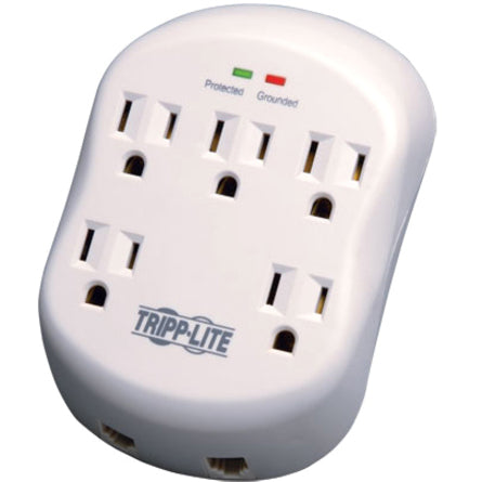 Tripp Lite by Eaton Protect It! 5-Outlet Surge Protector, Direct Plug-In, 1080 Joules, 1-Line RJ11 Protection SK5TEL-0