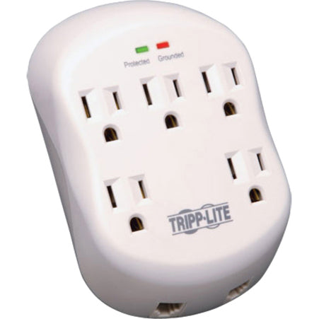Tripp Lite by Eaton Protect It! 5-Outlet Surge Protector, Direct Plug-In, 1080 Joules, 1-Line RJ11 Protection SK5TEL-0