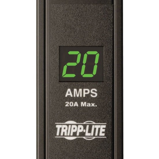 Tripp Lite by Eaton 1.9kW Single-Phase Local Metered PDU, 120V Outlets (28 5-15/20R), L5-20P/5-20P Adapter, 15 ft. (4.57 m) Cord, 0U Vertical PDUMV20