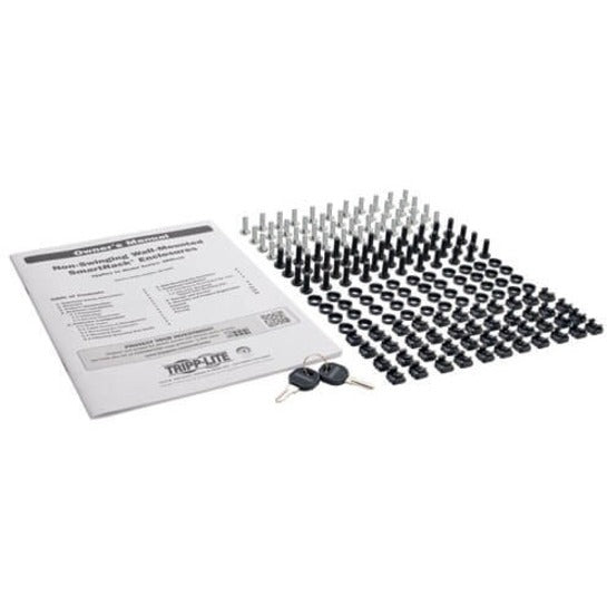 Tripp Lite by Eaton SmartRack 6-in. (15.24 cm) Wide High Capacity Vertical Cable Manager - Double finger duct with cover SRCABLEVRT6