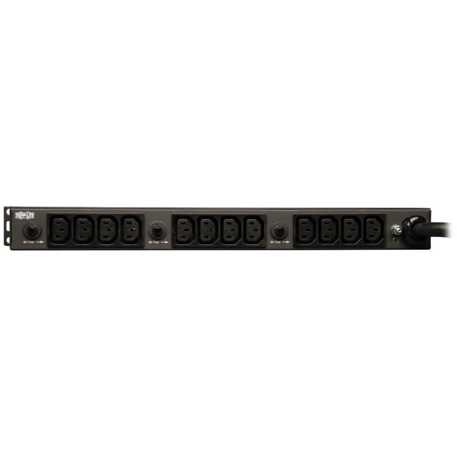 Tripp Lite by Eaton 5.8kW 200-240V Single-Phase Basic PDU - 16 C13 & 4 C19 Outlets, L6-30P Input, 15 ft. (4.6 m) Cord, 1U Rack-Mount PDU1230