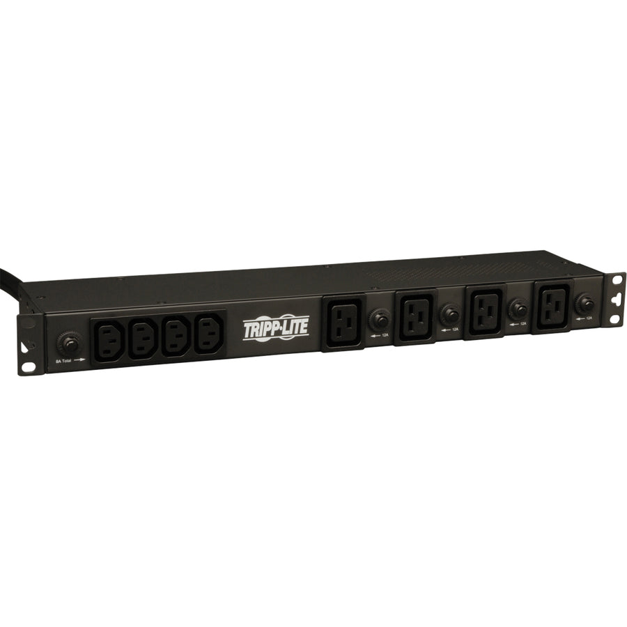 Tripp Lite by Eaton 5.8kW 200-240V Single-Phase Basic PDU - 16 C13 & 4 C19 Outlets, L6-30P Input, 15 ft. (4.6 m) Cord, 1U Rack-Mount PDU1230