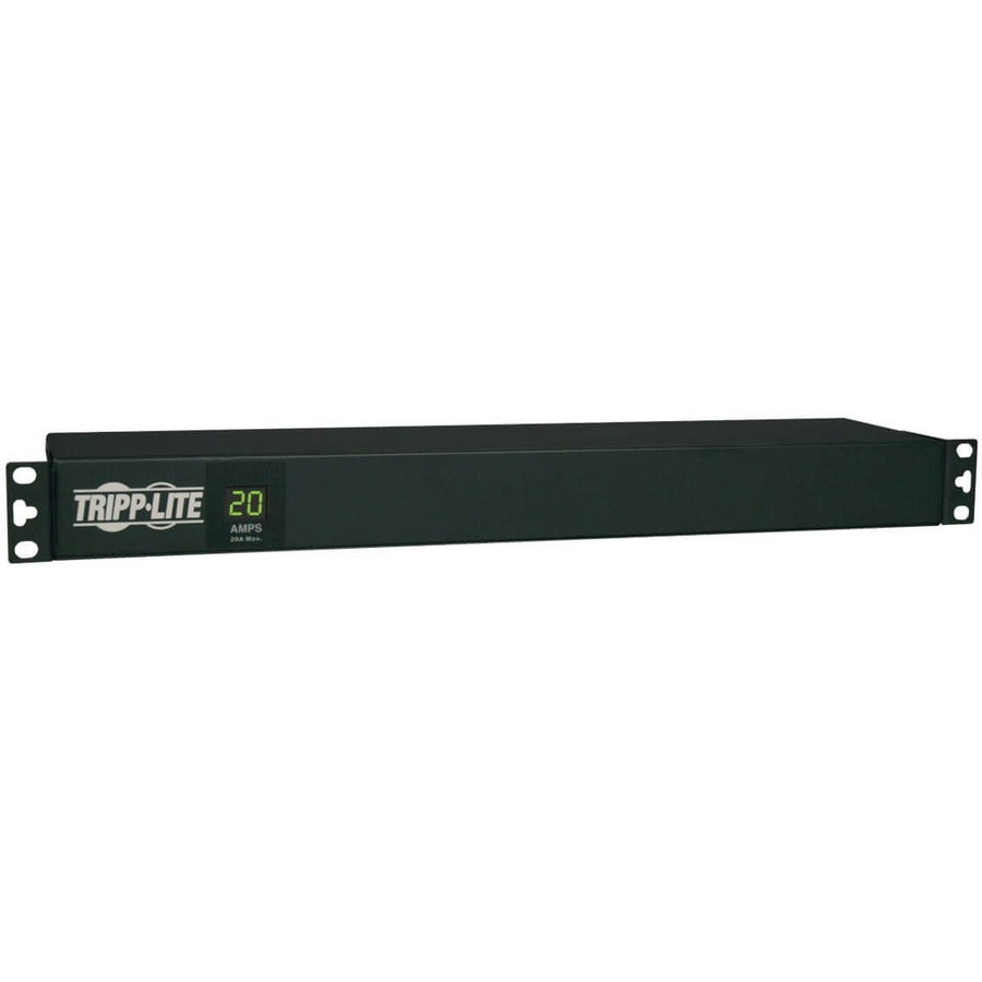 Tripp Lite by Eaton 2.4kW Single-Phase Local Metered PDU, 120V (12 5-15/20R), L5-20P / 5-20P, 120V Input, 15 ft. (4.57 m) Cord, 1U Rack-Mount PDUMH20