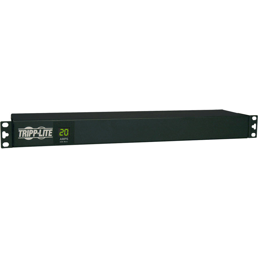 Tripp Lite by Eaton 2.4kW Single-Phase Local Metered PDU, 120V (12 5-15/20R), L5-20P / 5-20P, 120V Input, 15 ft. (4.57 m) Cord, 1U Rack-Mount PDUMH20