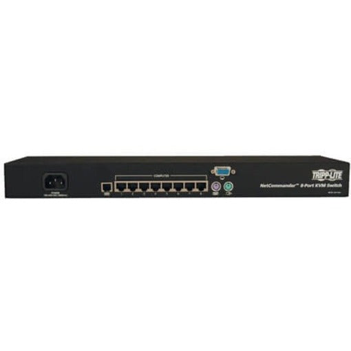 Tripp Lite by Eaton NetCommander 8-Port Cat5 KVM Switch 1U Rack-Mount B072-008-1