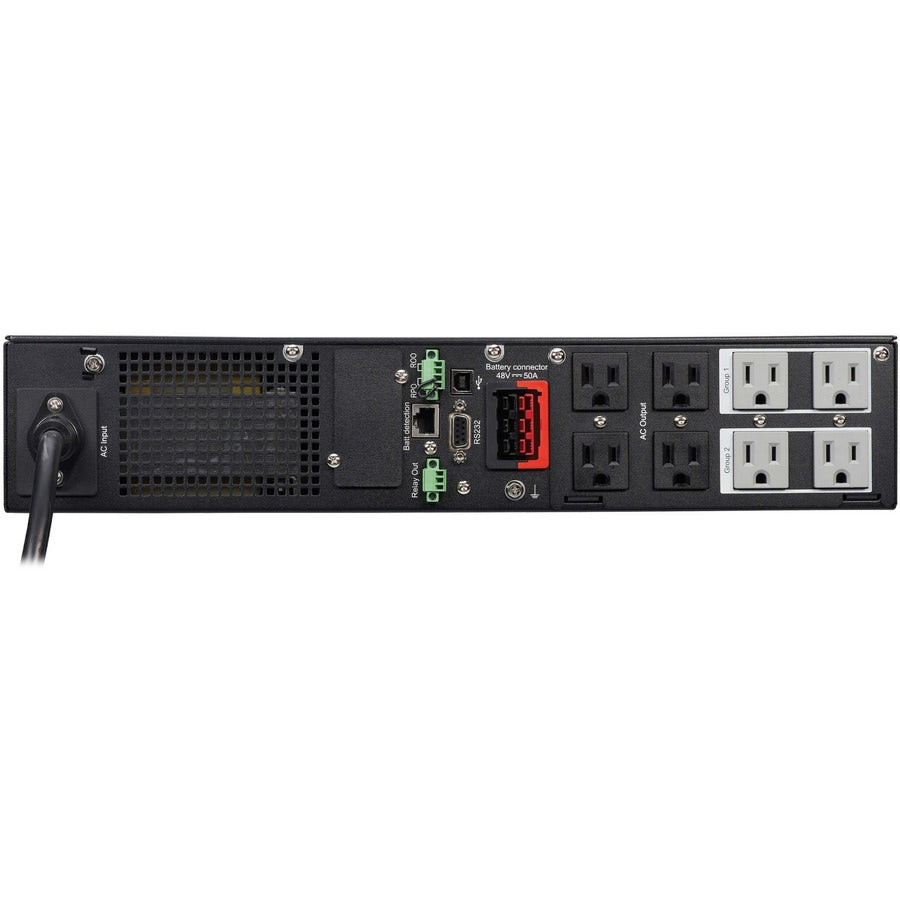 Eaton Tripp Lite Series SmartPro 1000VA 1000W 120V Line-Interactive Sine Wave UPS - 8 Outlets, Extended Run, Network Card Option, LCD, USB, DB9, 2U Rack/Tower - Battery Backup SMART1000RMXL2U