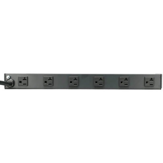 Tripp Lite by Eaton 1U Rack-Mount Power Strip, 120V, 20A, 5-20P, 12 Outlets (6 Front-Facing, 6-Rear-Facing) 15 ft. (4.57 m) Cord RS-1215-20