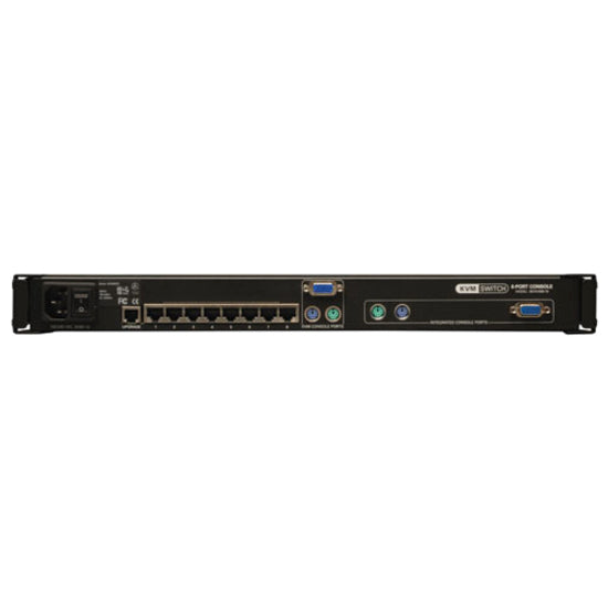 Tripp Lite by Eaton NetCommander 8-Port Cat5 1U Rack-Mount Console KVM Switch with 19-in. LCD B070-008-19