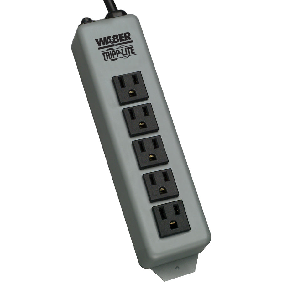 Tripp Lite by Eaton Industrial Power Strip, 5-Outlet, 15 ft. (4.6 m) Cord, Switchless 602-15