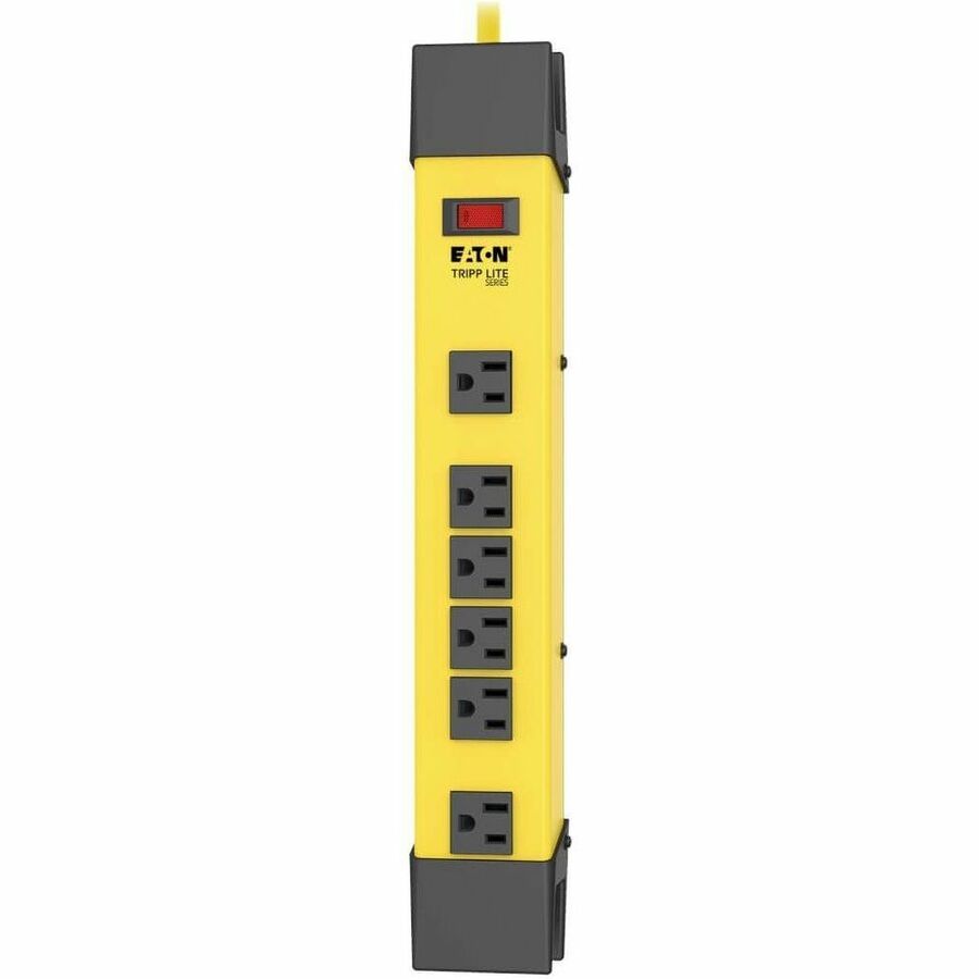 Eaton Tripp Lite Series Power It! 6-Outlet Safety Power Strip, 9 ft. (2.74 m) Cord & Clip, Hang Holes, Safety Covers, GFCI Plug TLM609GF