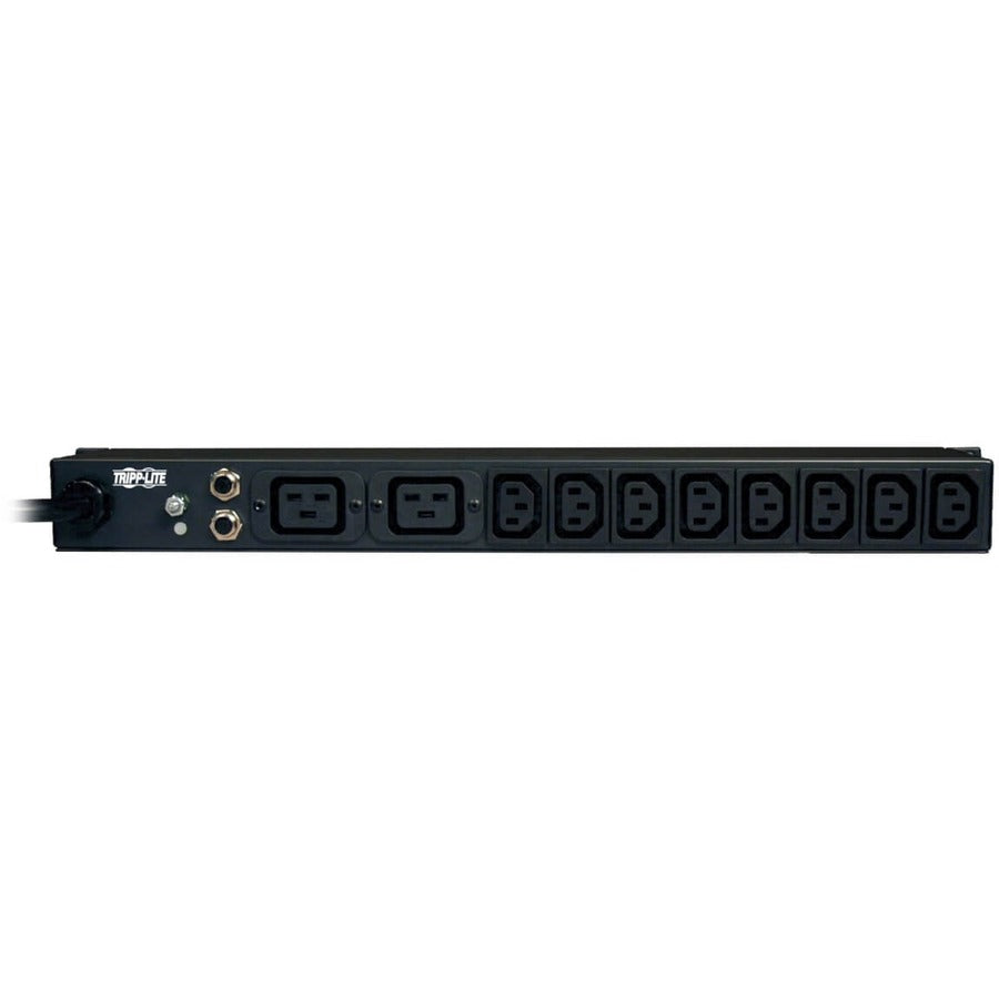 Tripp Lite by Eaton 1.9-3.8kW Single-Phase 120-240V Basic PDU, 14 Outlets (12 C13 & 2 C19), C20 with 5 Adapters, 10 ft. (3.05 m) Cord, 1U Rack-Mount PDUNV