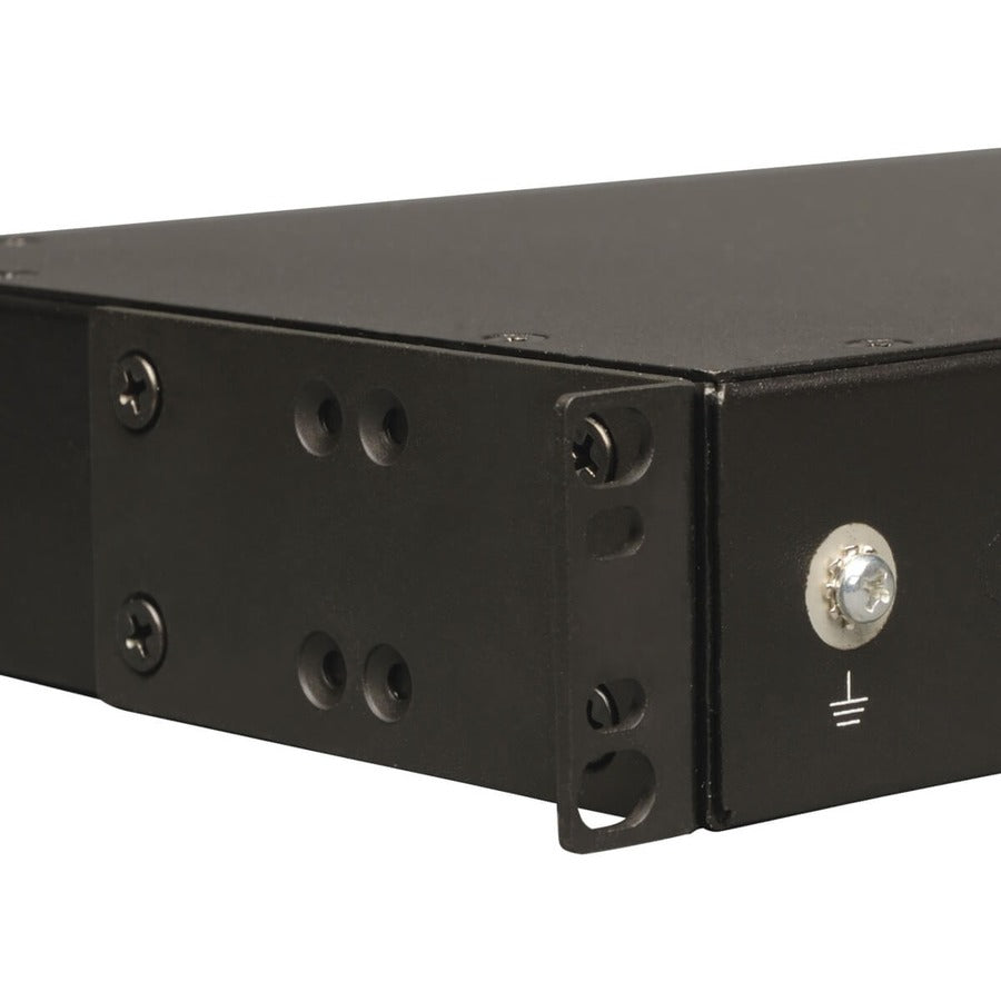 Tripp Lite by Eaton 3.7kW Single-Phase Local Metered PDU, 208/230V (8 C13 & 2 C19), C20 / L6-20P Adapter, 12 ft. (3.66 m) Cord, 1U Rack-Mount, TAA PDUMH20HV