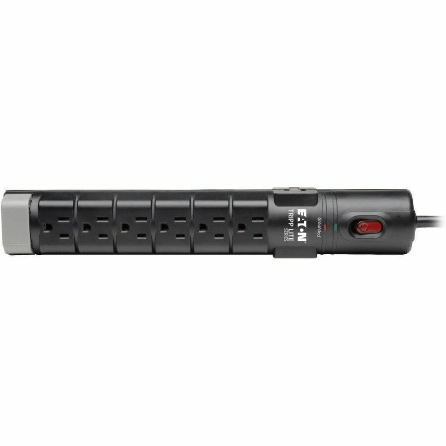 Eaton Tripp Lite Series Protect It! 8-Outlet Surge Protector, 6 ft. (1.83 m) Cord, 2160 Joules, Tel/DSL Protection, Cord Clip TLP806TEL