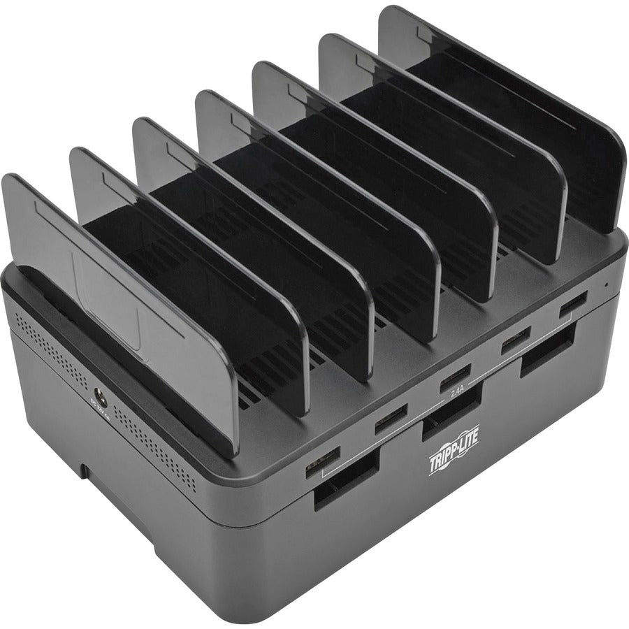 Tripp Lite by Eaton 5-Port USB Charging Station with Built-In Device Storage, 12V 4A (48W) USB Charger Output U280-005-ST