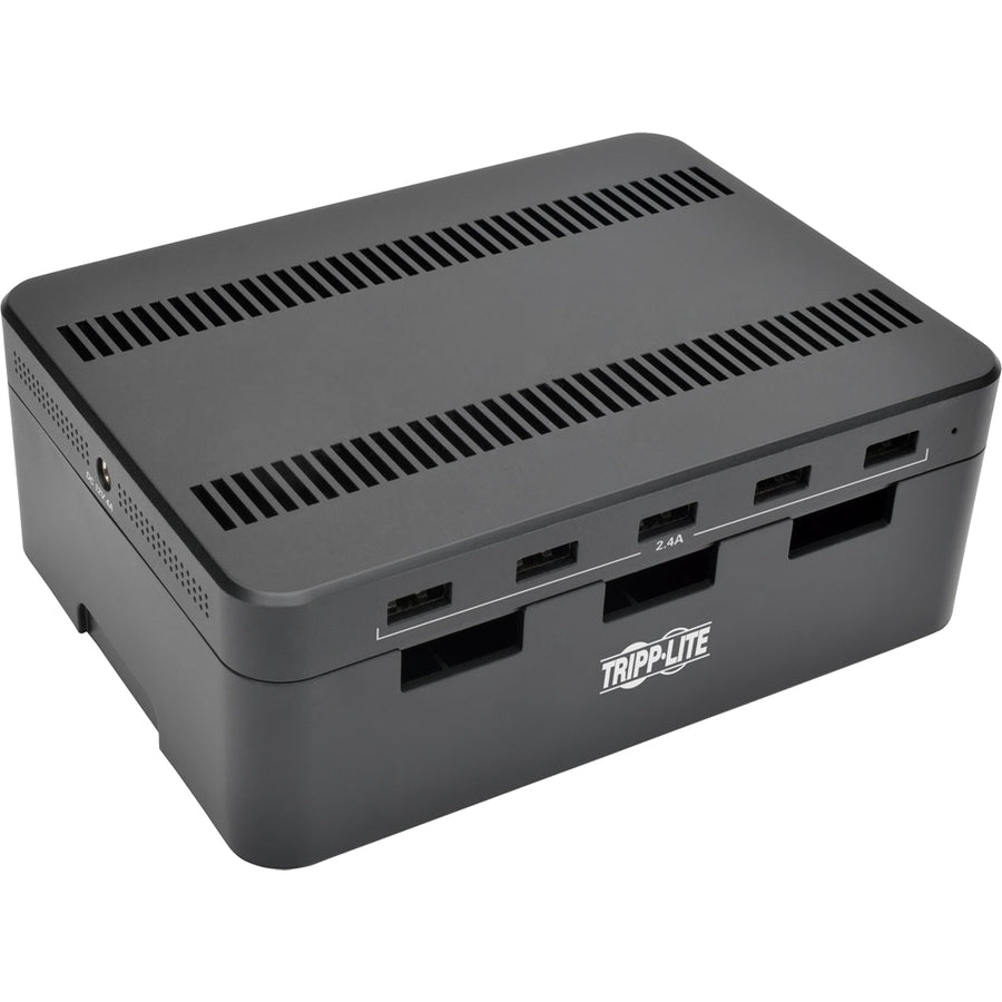 Tripp Lite by Eaton 5-Port USB Charging Station with Built-In Device Storage, 12V 4A (48W) USB Charger Output U280-005-ST