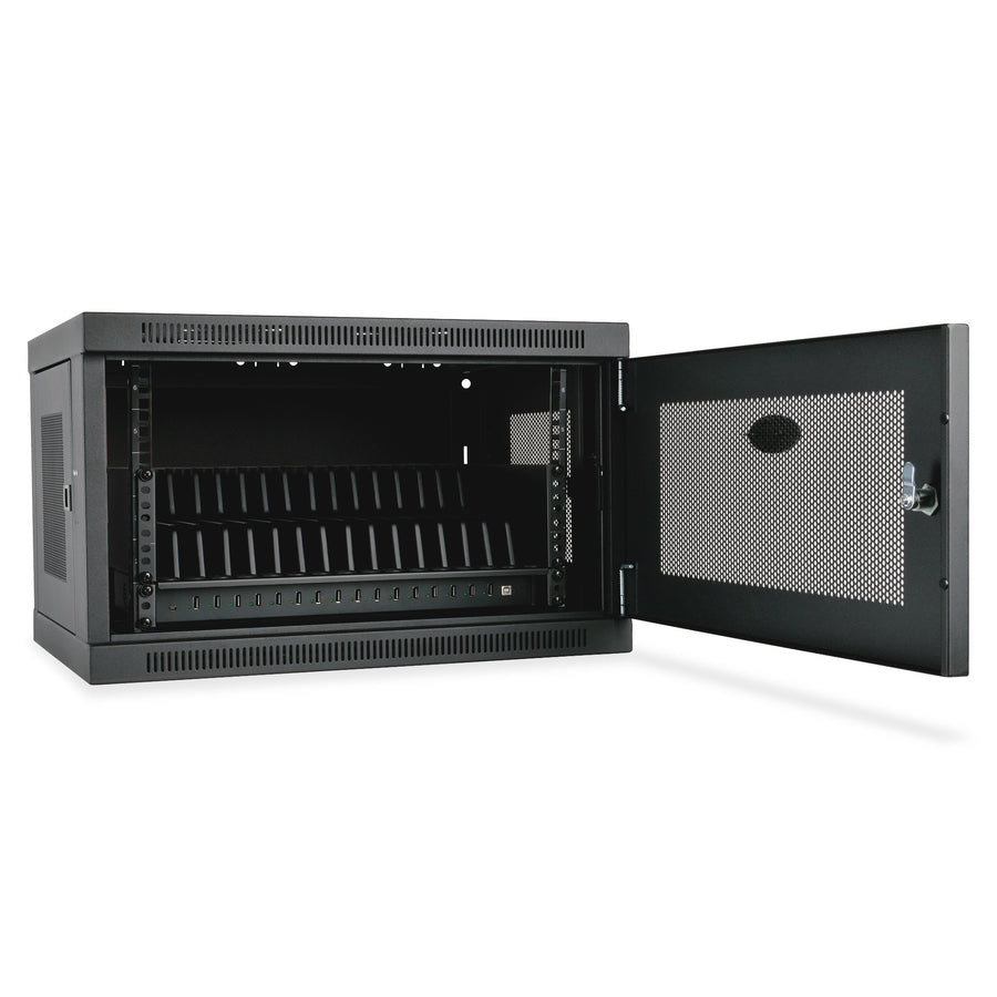 Tripp Lite by Eaton Multi-Device Charging Station, 16 USB Ports, iPad and Android Tablets, Wall-Mount Option Black CS16USB