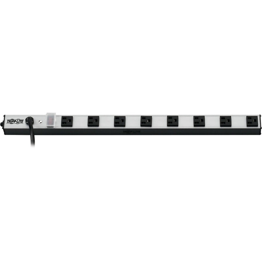 Tripp Lite by Eaton 8-Outlet Vertical Power Strip, 120V, 15A, 10 ft. (3.05 m) Cord, 5-15P, 24 in. PS240810