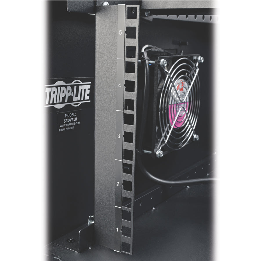 Tripp Lite by Eaton 5U Security DVR Lockbox Rack Enclosure 60lb Capacity Black SRDVRLB