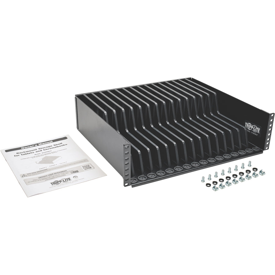 Tripp Lite by Eaton SmartRack 3U Rack-Mount Configurable Storage Shelf for Personal Electronics SR16SHELF