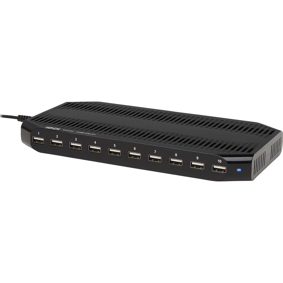 Tripp Lite by Eaton 10-Port USB Charging Station with Adjustable Storage, 12V 8A (96W) USB Charger Output U280-010-ST