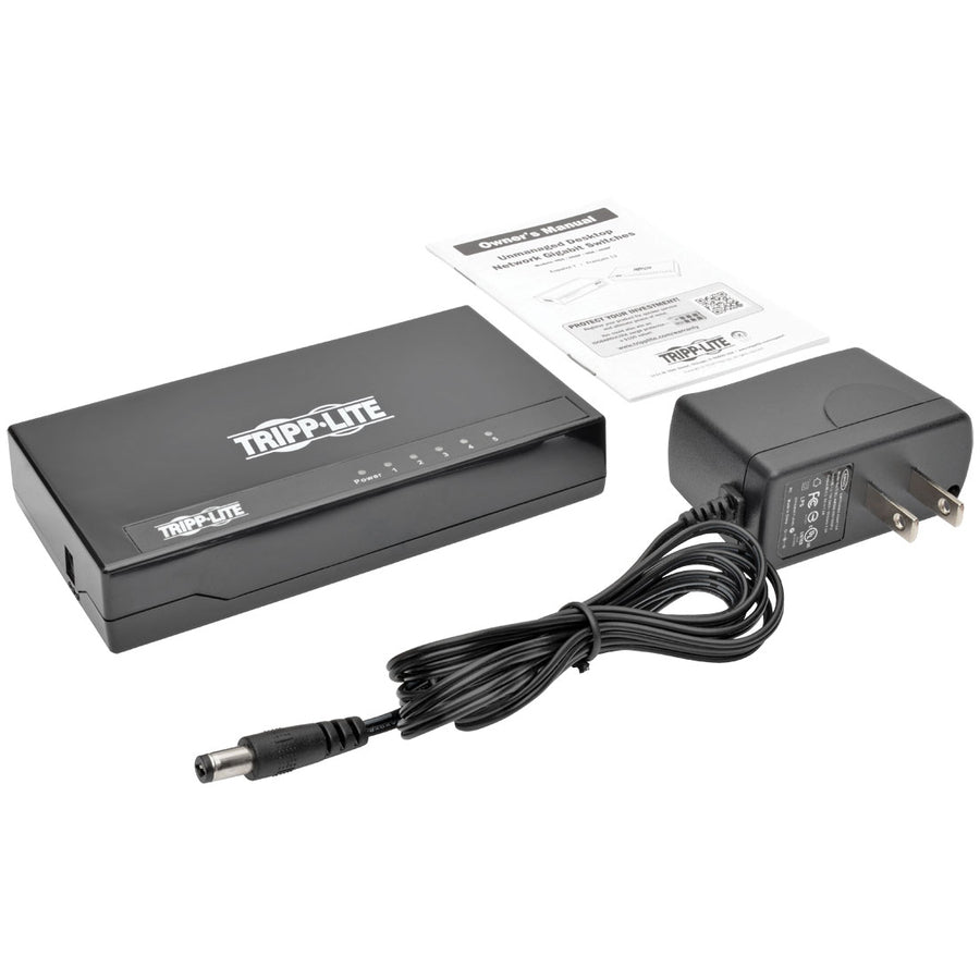 Tripp Lite by Eaton 5-Port Gigabit Ethernet Switch Desktop RJ45 Unmanaged Switch 10/100/1000 Mbps NG5P