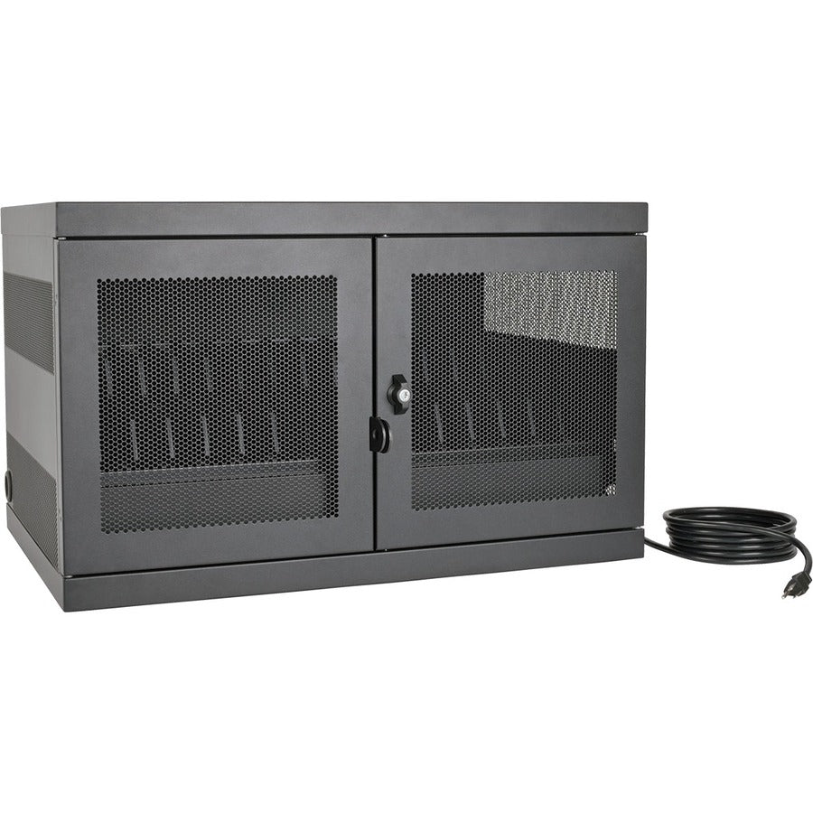 Tripp Lite by Eaton Multi-Device Charging Station, 16 AC Outlets, Chromebooks and Laptops, Wall-Mount and Cart Options, Black CSC16AC