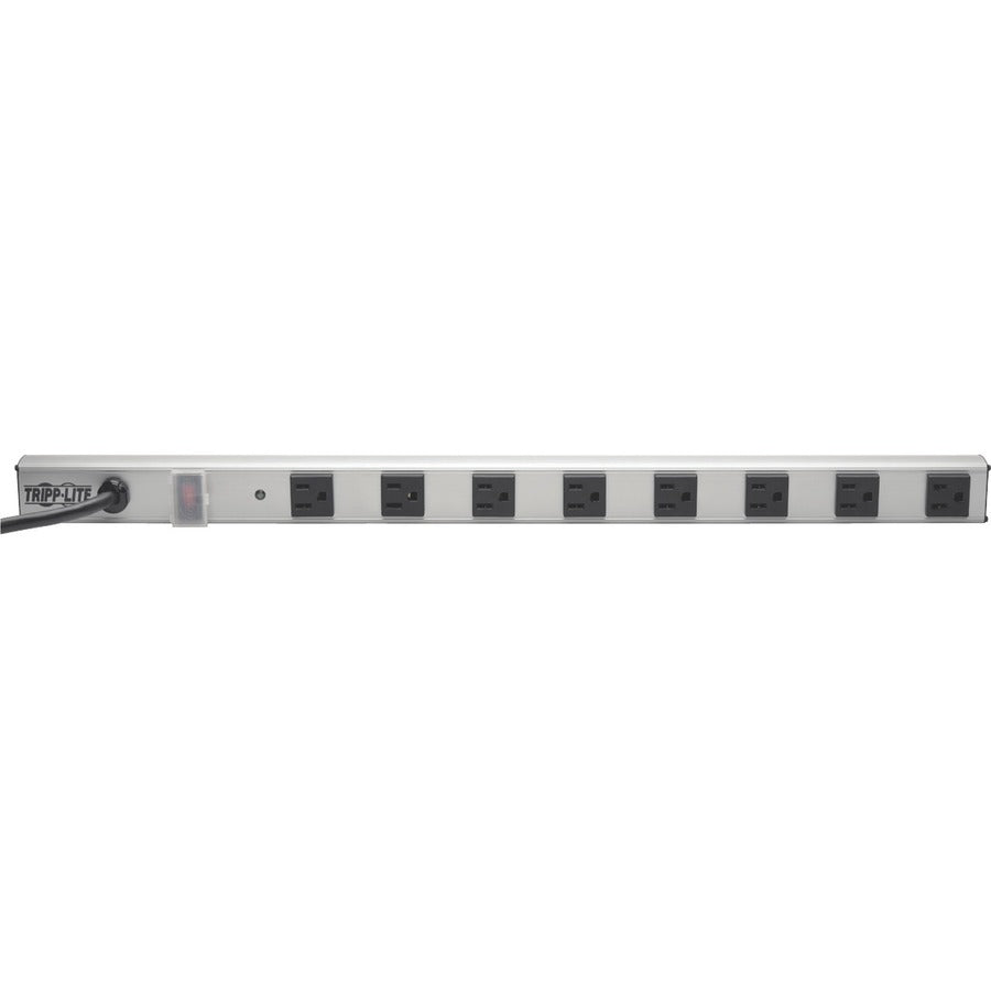 Tripp Lite by Eaton 8-Outlet Power Strip with Surge Protection, 6 ft. (1.83 m) Cord, 1050 Joules, 2 ft. (0.61 m) length SS240806