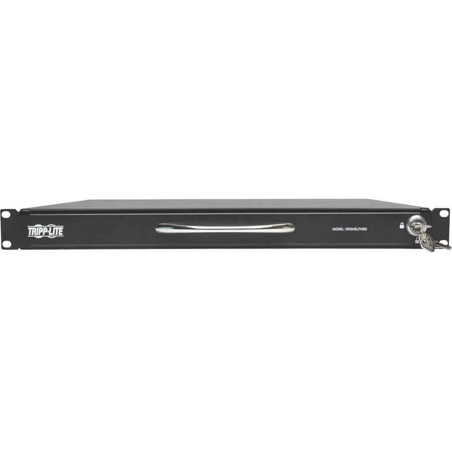 Tripp Lite by Eaton 1U Rackmount Keyboard w KVM Cable Kit for 2-Post or 4-Post Racks SRSHELFKBD