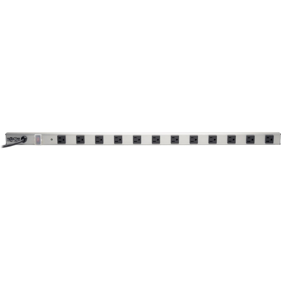 Tripp Lite by Eaton 12-Outlet Vertical Power Strip, 120V, 15A, 6 ft. (1.83 m) Cord, 5-15P, 36 in. PS361206