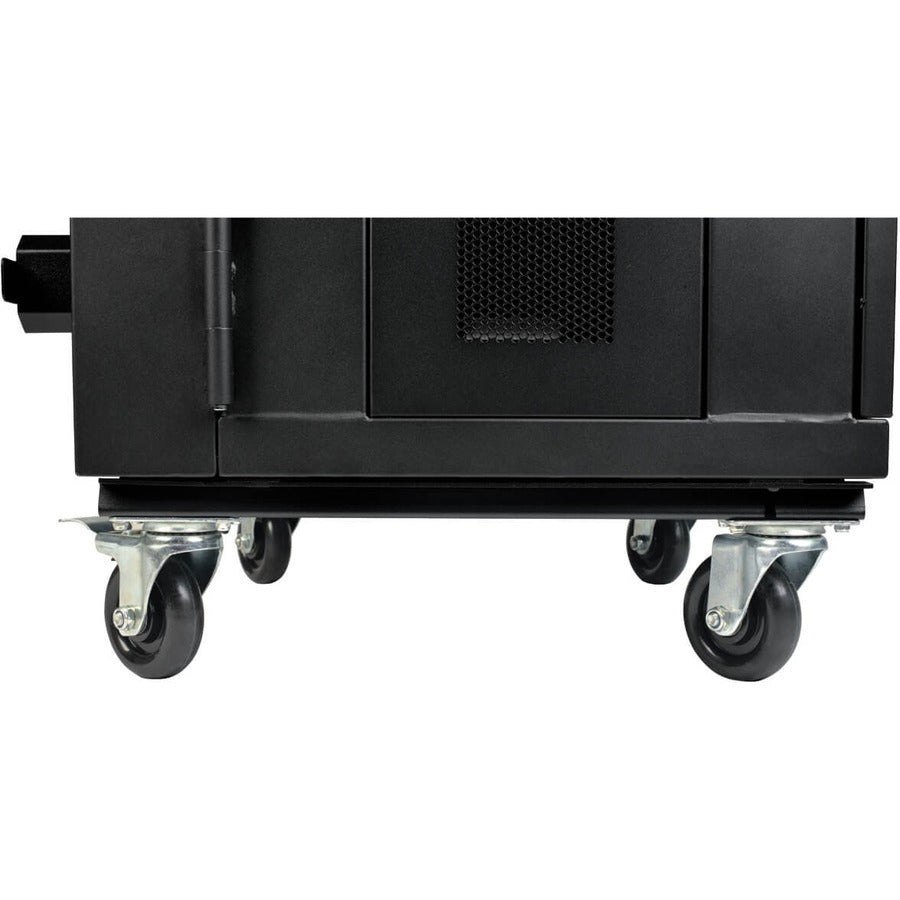 Tripp Lite by Eaton Mobile Cart Conversion Kit with Handle, Casters and Power Cord Manager for Tablet/Chromebook Charging Stations CSHANDLEKIT