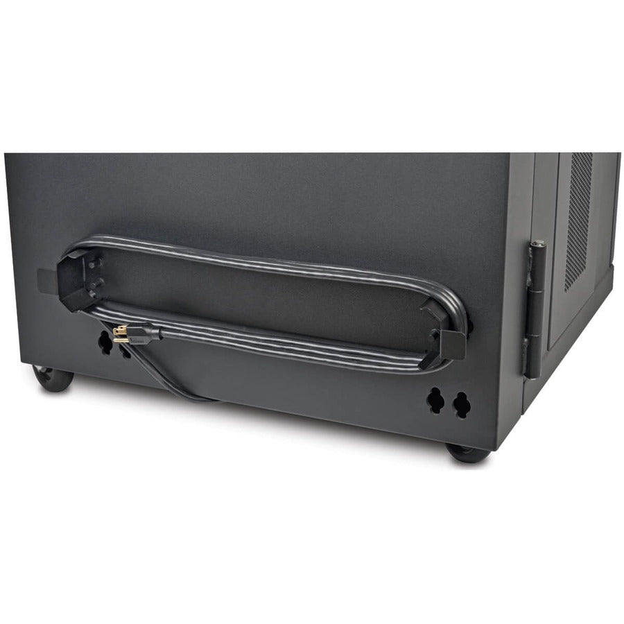 Tripp Lite by Eaton Mobile Cart Conversion Kit with Handle, Casters and Power Cord Manager for Tablet/Chromebook Charging Stations CSHANDLEKIT